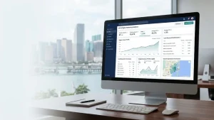 SEO dashboard report showing local search performance and analytics for a Miami business
