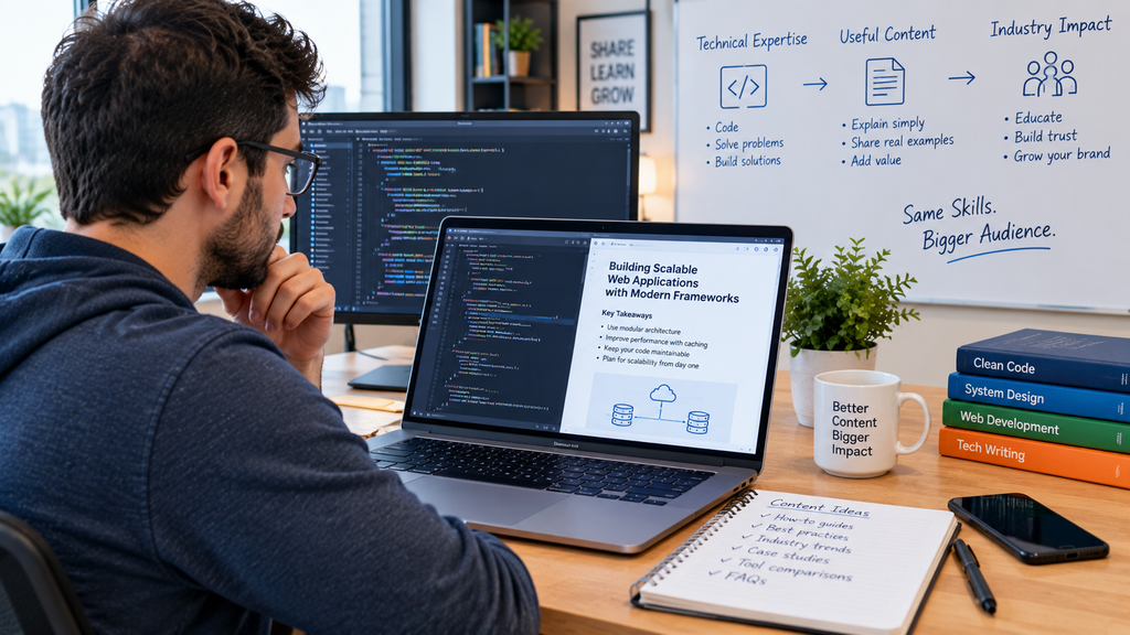 Developers Can Turn Technical Expertise Into Useful Industry Content